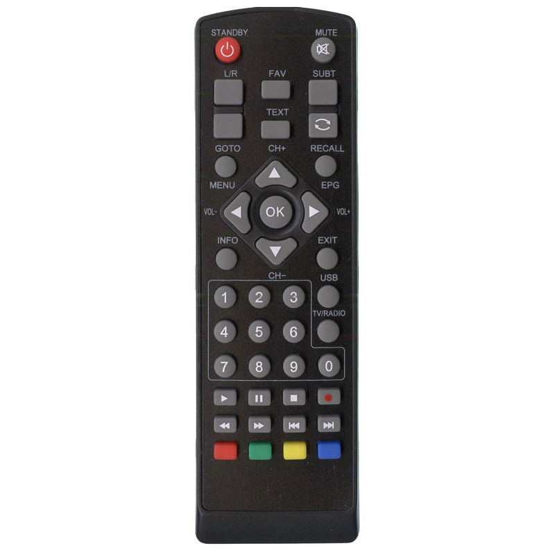 Пульт для тюнера цифрового ефірного телебаченя DVB-T2 Ergo T2 1108 Пульт для тюнера цифрового ефірного телебаченя DVB-T2 Ergo T2 1108