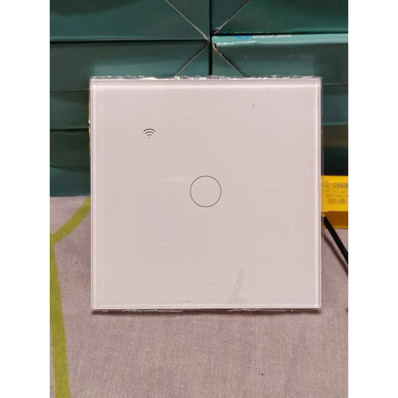 Сенсорний вимикач світла одинарний Tuya Smart Wifi, 220 В