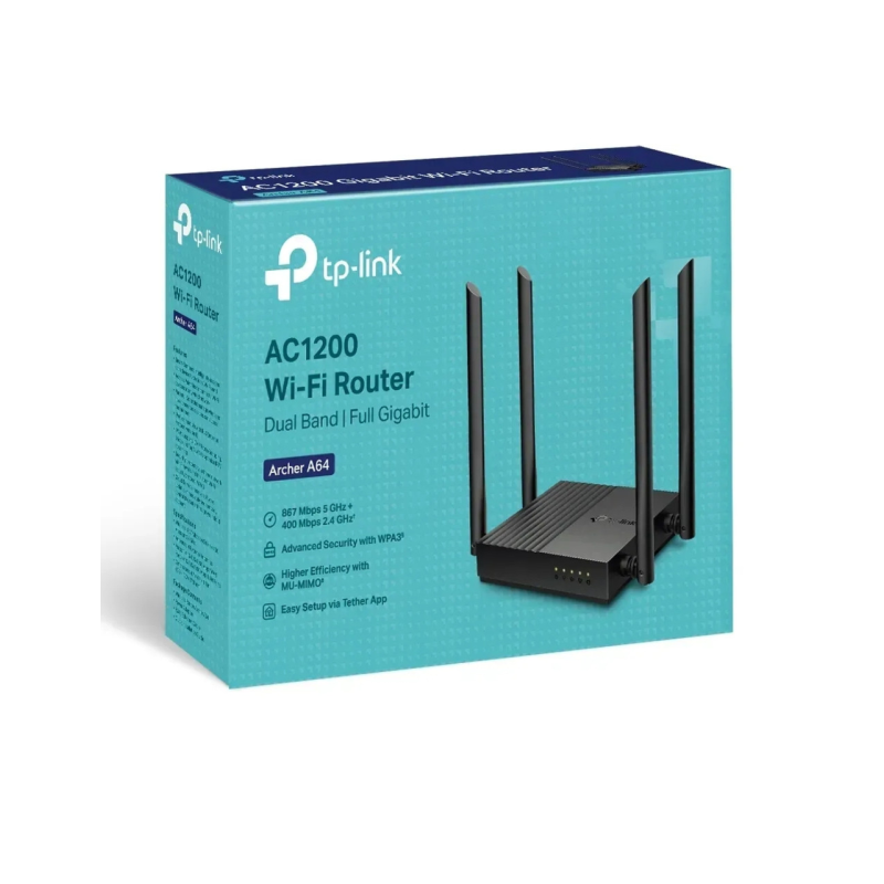Гігабітний дводіапазонний роутер Tp-link Archer A64