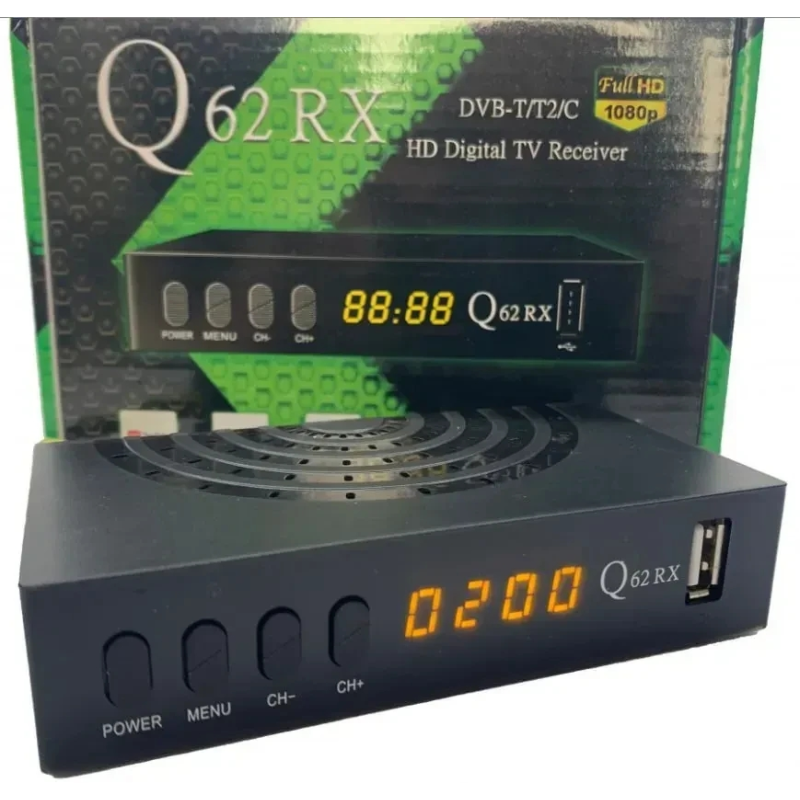 Q-SAT Q-62 RX DVB-T2 Тюнер T2 Q-SAT Q-62 RX DVB-T2 Тюнер T2