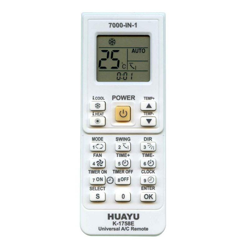 Пульт універсальний для кондиціонера Huayu K-1758E Пульт універсальний для кондиціонера Huayu K-1758E