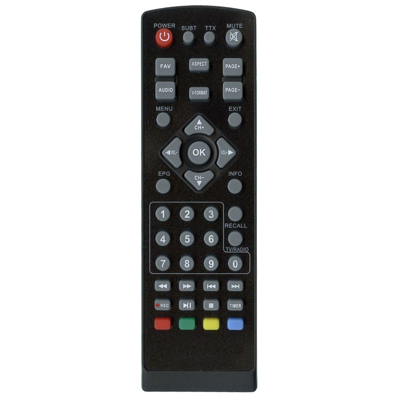 Пульт для тюнера цифрового ефірного телебаченя DVB-T2 Romsat T2050