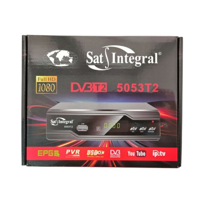 Цифровий ефірний ресивер Sat-Integral 5053 T2 DVB-T2 метал