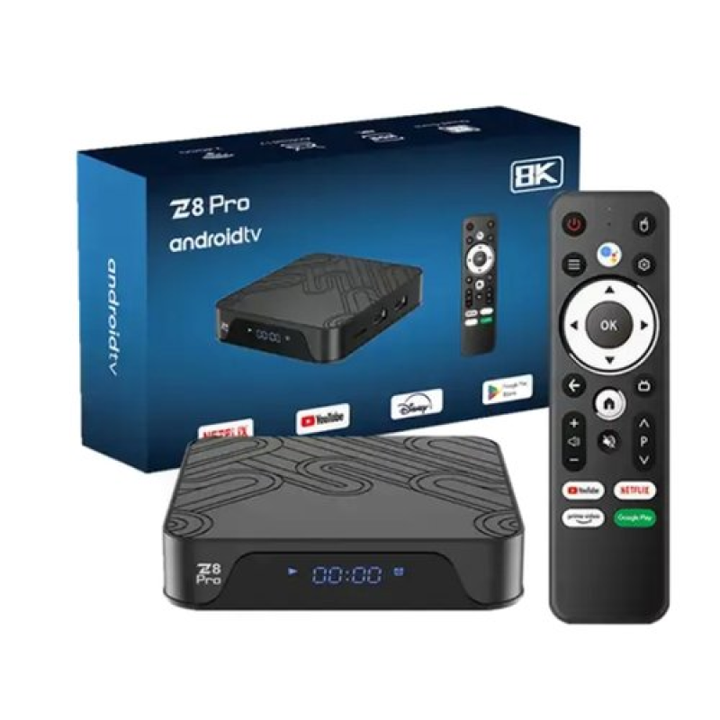 Android Smart TV приставка Z8 Pro 4/32GB (Android 12, Wi-Fi 2.4/5G, 4K Ultra HD, H618)