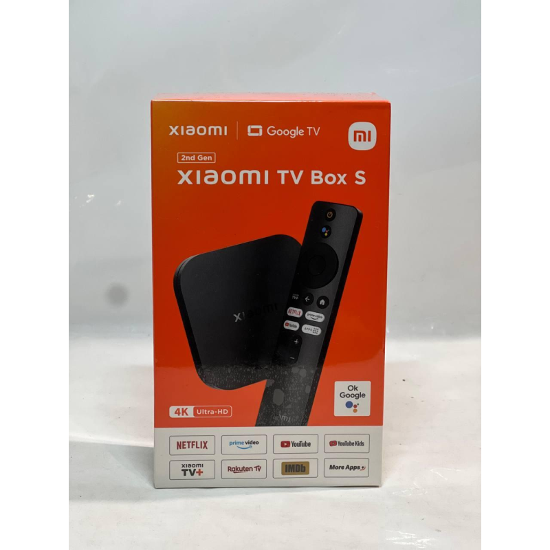 ТВ Приставка медіамлеєр Xiaomi Mi Box S 4K 2nd Gen MDZ-28-AA (для телевізорів) Google TV