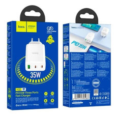 Мережевий зарядний пристрій (МЗП) Hoco N33 Start PD35W (2C/1A) White
